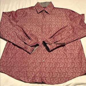 Tasso Elba Men's Paisley Button Down Shirt